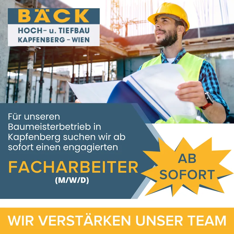 Echte Anzeige Bäch Hoch- & Tiefbau 1
